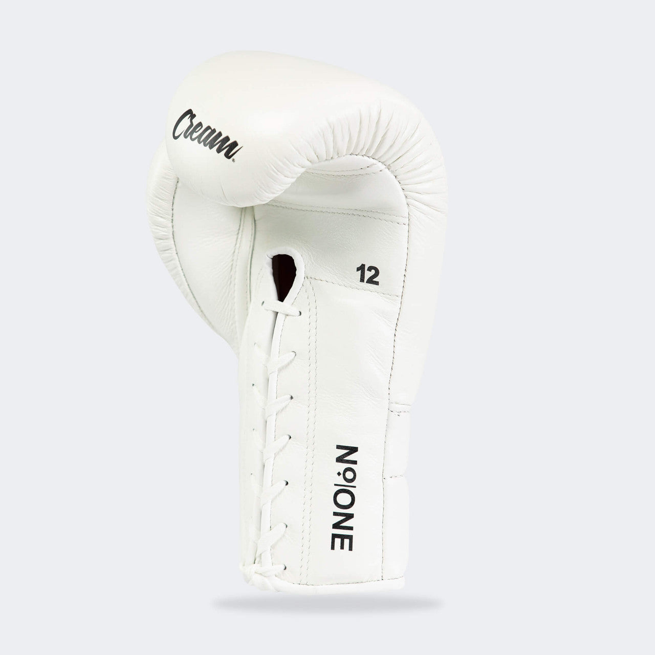 TJ1 Lace Up Boxing Gloves | White | Cream – Combat Corner