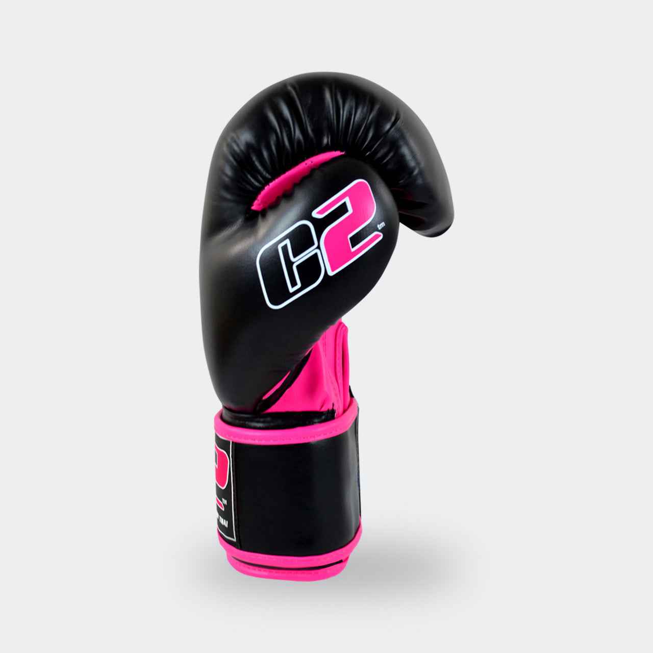 C2 Boxing Gloves | Black and Pink Boxing Gloves | Combat Corner
