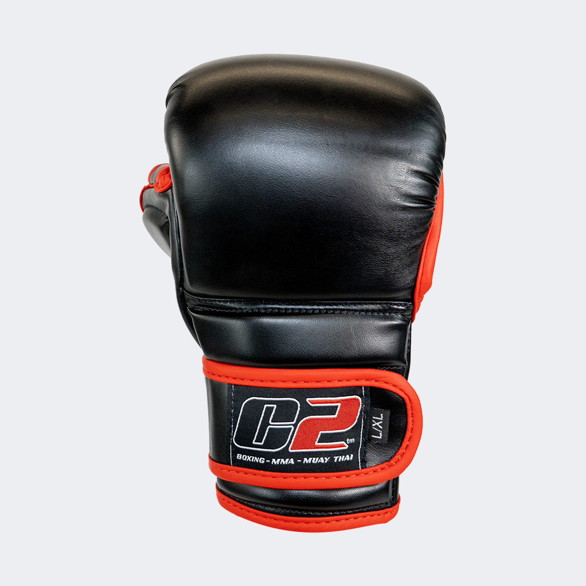 The back side of a C2 MMA Training glove by combat corner