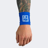 Sublimated Scoring Wristbands  | Blue/Red