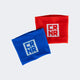 Sublimated Scoring Wristbands  | Blue/Red