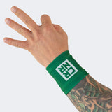 Sublimated Scoring Wristbands  | Green/Red