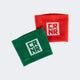 Sublimated Scoring Wristbands  | Green/Red