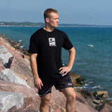 CRNR Stacked T-Shirt | Black