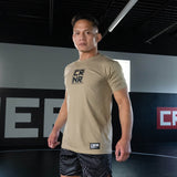CRNR Stacked T-Shirt | Sand