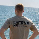 CRNR Stacked T-Shirt | Sand