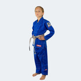Kids BJJ GI Royal Blue | V7 Combat Corner, Kids Jiu Jitsu GI, Blue Youth BJJ GI, Blue Kids BJJ GI, Cheap Kids GI, Kids GI with white belt, CRNR kids gi