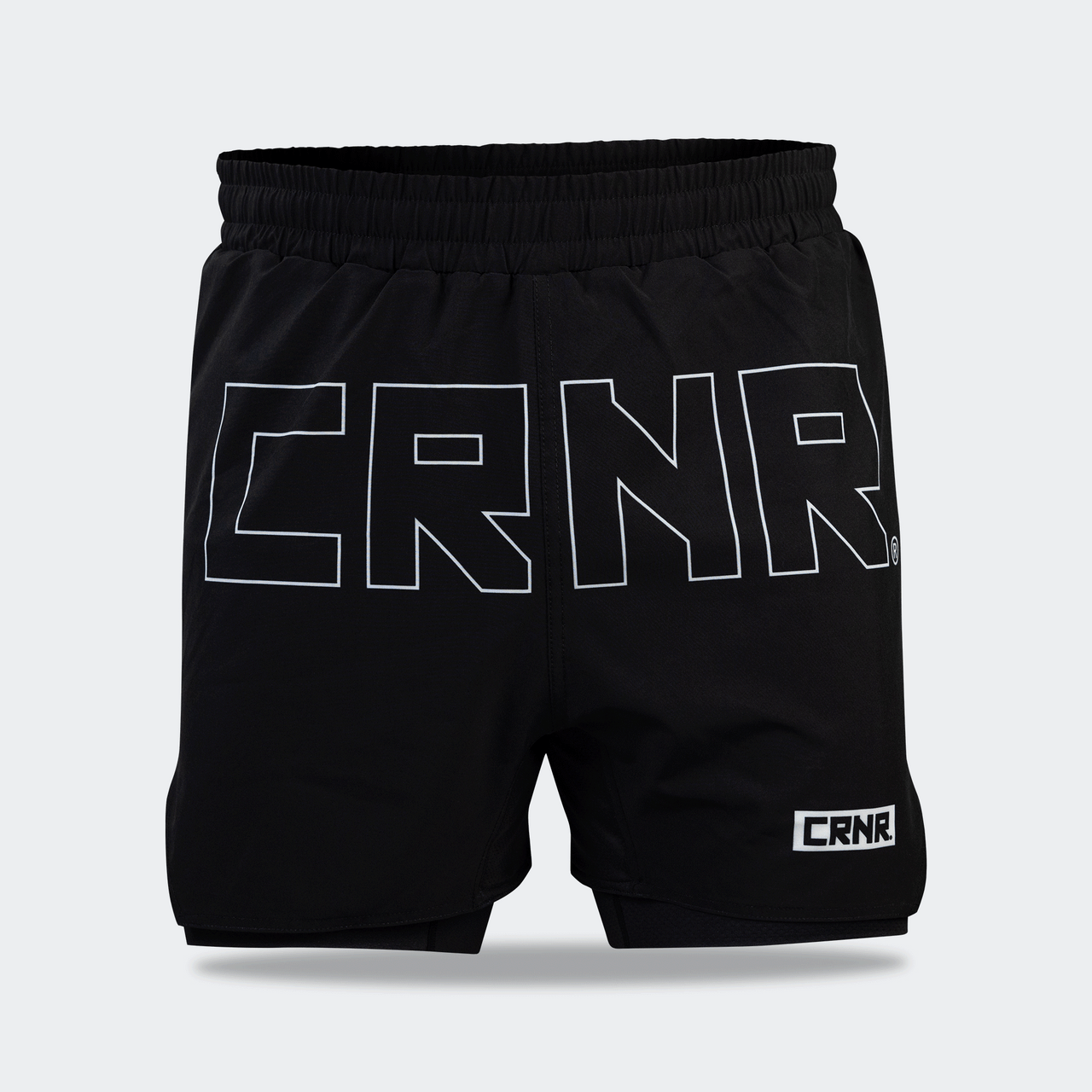 CRNR Functional Combat Shorts, Combat Corner Shorts, Black 5 Inch Shorts
