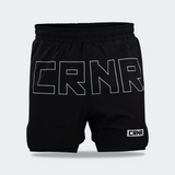 CRNR Functional Combat Shorts, Combat Corner Shorts, Black 5 Inch Shorts