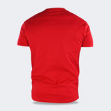 Product photo of Combat Corner’s exclusive WI Wrestle Red Classic Tee. This photo shows the back of Combat Corner’s WI Wrestle Red Classic Tee. This collab Classic Tee is part of Combat Corner’s sponsorship of WI Wrestle, the number one news source and fan center for Wisconsin wrestling.