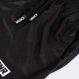 CRNR Form Training Shorts, Combat Corner Shorts, Black 5 Inch Shorts
