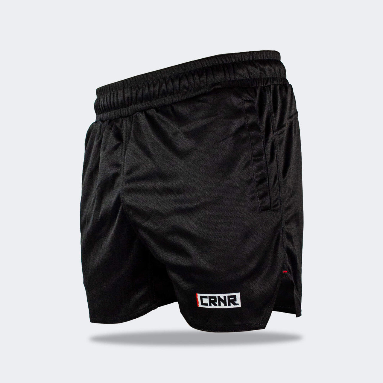 CRNR Form Training Shorts, Combat Corner Shorts, Black 5 Inch Shorts
