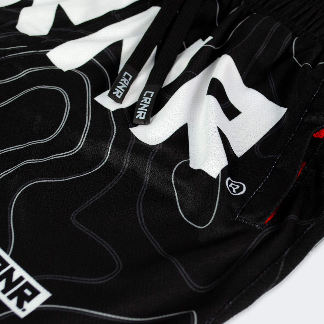 CRNR Form Training Shorts, Combat Corner Shorts, Topo 5 Inch Shorts