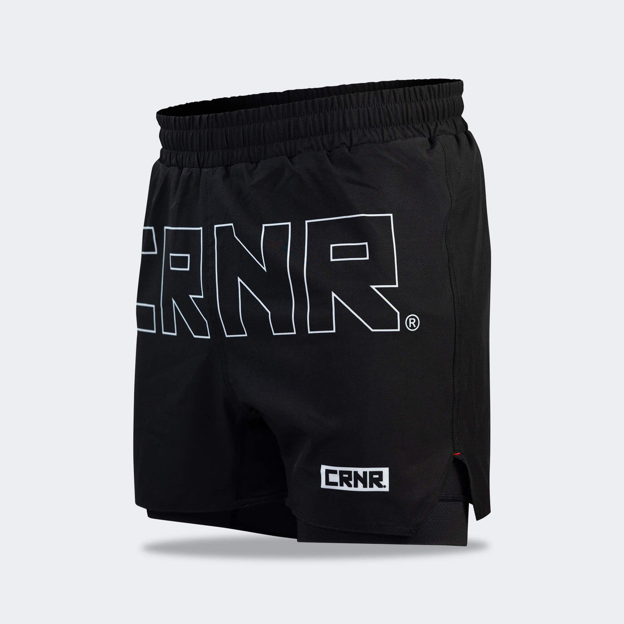 CRNR Functional Combat Shorts, Combat Corner Shorts, Black 5 Inch Shorts