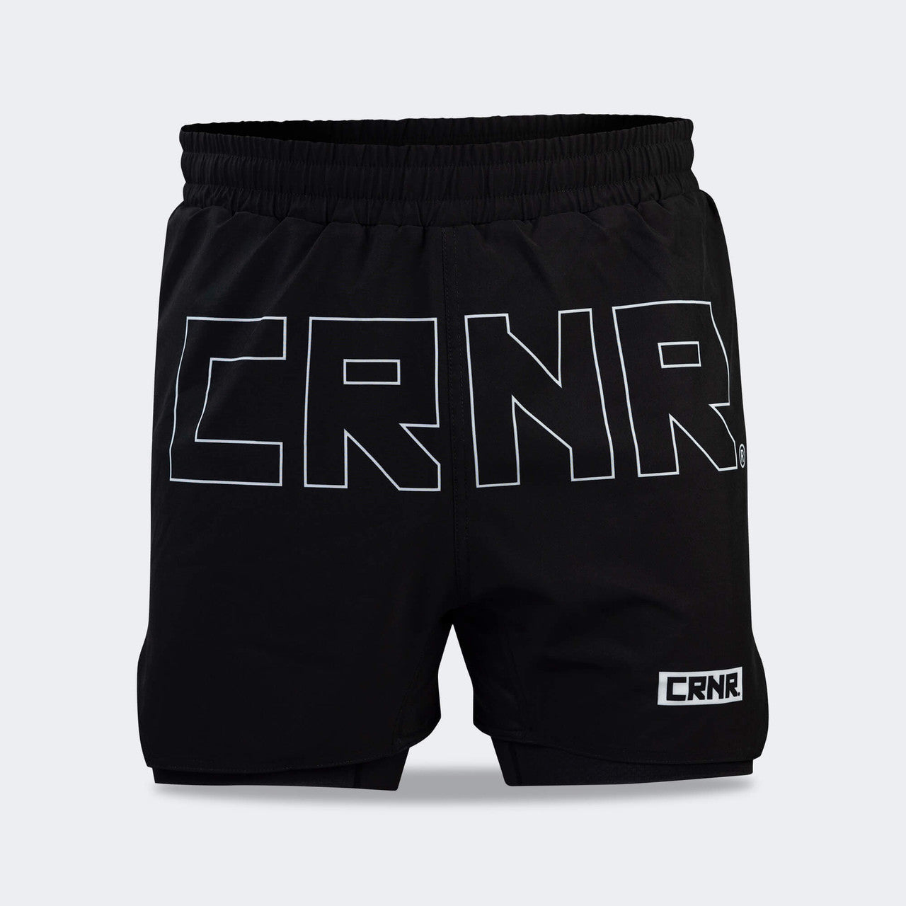CRNR Functional Combat Shorts, Combat Corner Shorts, Black 5 Inch Shorts