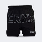 CRNR Functional Combat Shorts, Combat Corner Shorts, Black 5 Inch Shorts