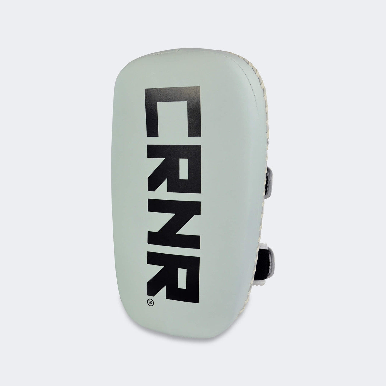 HMIT Thai Pads, Muay Thai Pads, Vegan Leather Muay Thai Pads, White Muay Thai Pads, Combat Corner Muay Thai Pads, CRNR, Double Strap Thai Pads