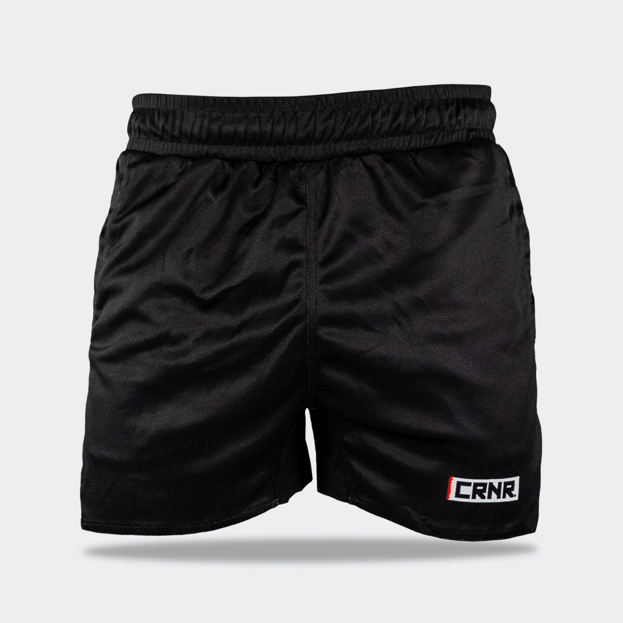 CRNR Form Training Shorts, Combat Corner Shorts, Black 5 Inch Shorts