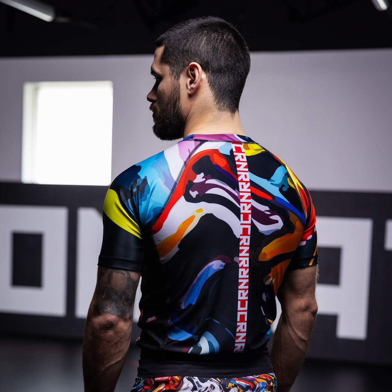 CRNR Rash Guard, Jiu Jitsu Rash Guard, Short sleeve rash guard, mma rash guard, mma shirt