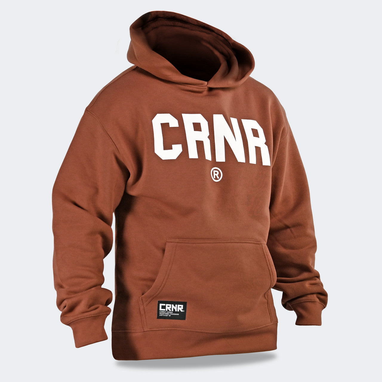 Combat Corner Hoodie, Supply hoodie, CRNR Apparel, Clay Hoodie