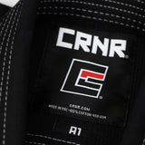 Black BJJ GI - v6 Combat Corner, BJJ GI, Black BJJ GI, Jiu Jitsu uniform, Academy Jiu Jitsu GI, CRNR GI, IBJJF Legal GI, Black Jiu Jitsu GI