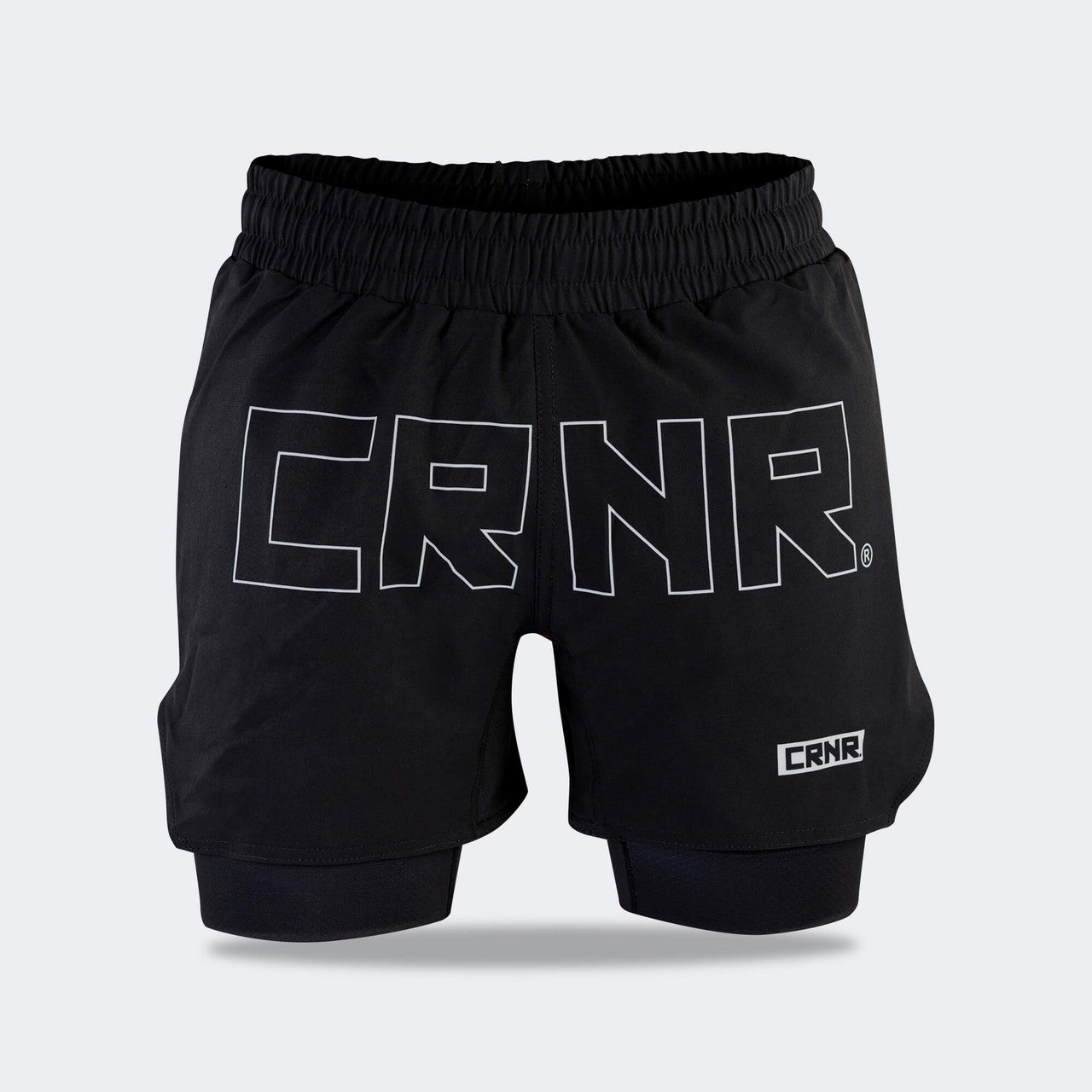 CRNR Functional Combat Shorts, Combat Corner Shorts, Black 5 Inch Shorts