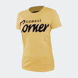 Mustard Yellow T-Shirt, Classic Specialty T-shirt, MMA Apparel, MMA T-shirt, MMA Shirt, Combat Corner Shirt, Women's Shirt, Women's tee