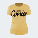 Mustard Yellow T-Shirt, Classic Specialty T-shirt, MMA Apparel, MMA T-shirt, MMA Shirt, Combat Corner Shirt, Women's Shirt, Women's tee