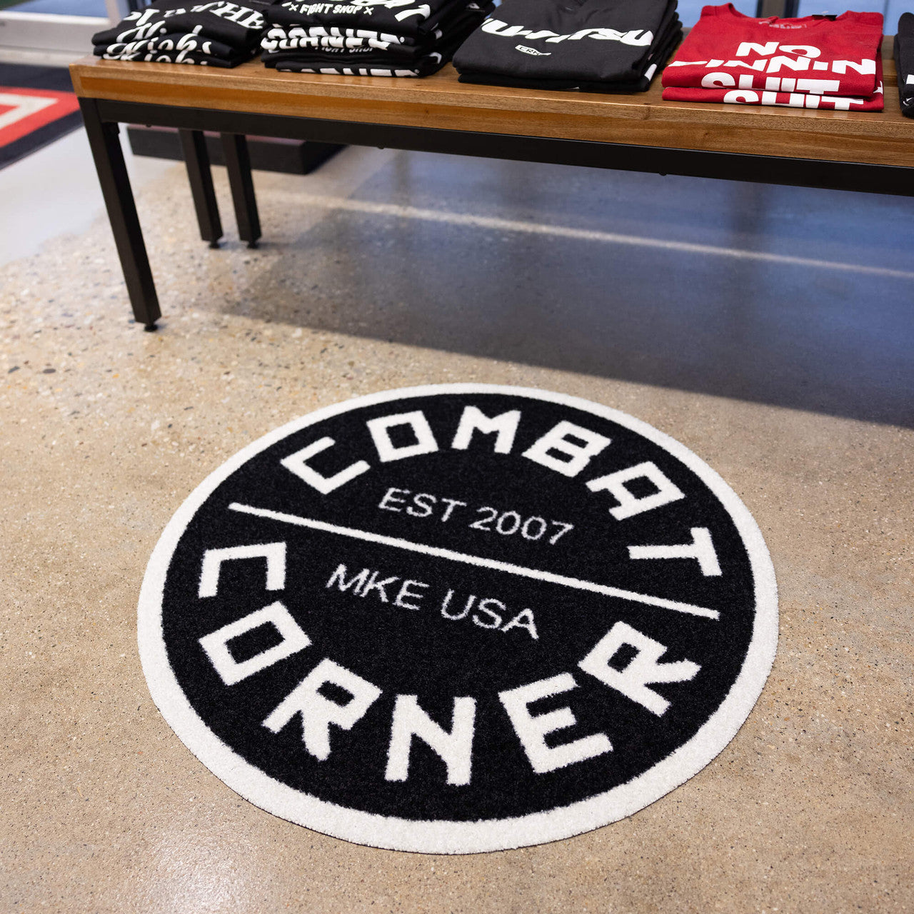 CRNR Area Rug, Entry Rug, Non Slip Rug, Combat Corner Rug