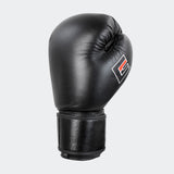 Elite Boxing Gloves, Elite Leather Boxing Gloves, Combat Corner Gloves, Black Leather Boxing Gloves, Black Boxing Gloves