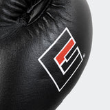 Elite Boxing Gloves, Elite Leather Boxing Gloves, Combat Corner Gloves, Black Leather Boxing Gloves, Black Boxing Gloves