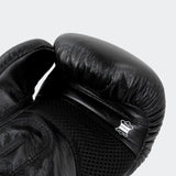 Elite Boxing Gloves, Elite Leather Boxing Gloves, Combat Corner Gloves, Black Leather Boxing Gloves, Black Boxing Gloves