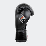 Elite Boxing Gloves, Elite Leather Boxing Gloves, Combat Corner Gloves, Black Leather Boxing Gloves, Black Boxing Gloves
