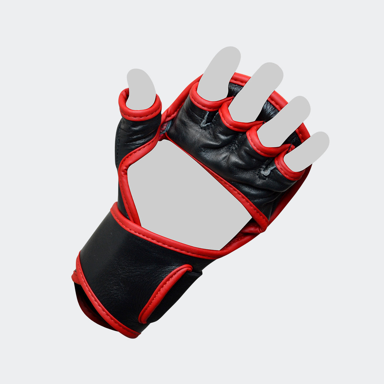Product photo of the open palm of the red Combat Corner Elite Spar MMA Training Glove