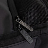 Closeup detail product photo of the deluxe zipper on Combat Corner's Essential Gear Bag