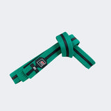 Green Belt BJJ, Green and Black Belt, Green belt with Black strip for jiu jitsu, kids bjj green belt, ibjjf green belt with Black stripe