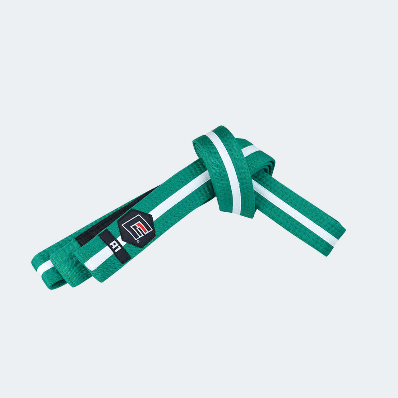 Green Belt BJJ, Green and White Belt, Green belt with white strip for jiu jitsu, kids bjj green belt, ibjjf green belt with white stripe