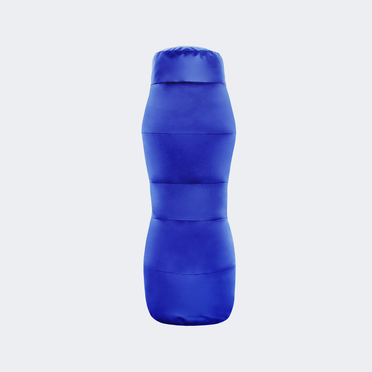 Photo of the front of Combat Corner's blue Made in the USA Premium Ground and Pound Training Dummy for MMA, Wrestling, BJJ, and More.