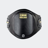 HMIT Belly Pad, K Belly Pad, HMIT Muay Thai Belly Pad, Muay Thai Belly Pad, Black Belly Pad, Hand Made in Thailand, handmade
