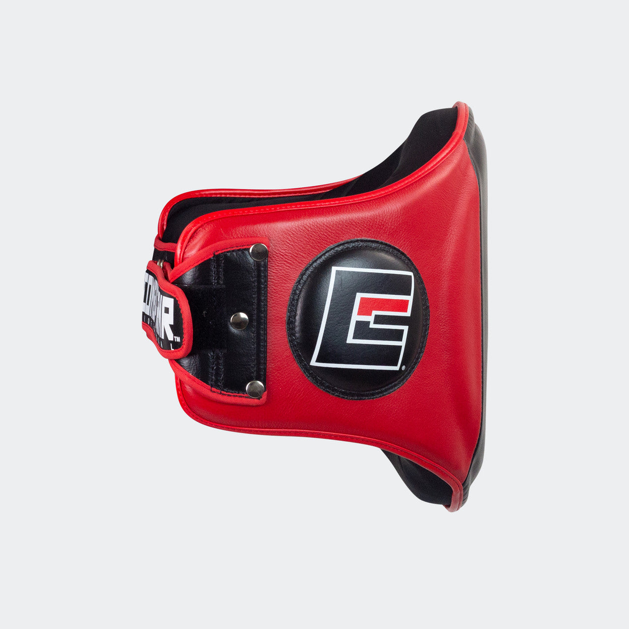 HMIT Belly Pad, K Belly Pad, HMIT Muay Thai Belly Pad, Muay Thai Belly Pad, Black Belly Pad, Hand Made in Thailand, handmade, Red