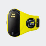 HMIT Belly Pad, K Belly Pad, HMIT Muay Thai Belly Pad, Muay Thai Belly Pad, Black Belly Pad, Hand Made in Thailand, handmade, Yellow