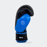 Cyan HMIT Boxing Gloves by Combat Corner, crnr boxing gloves, crnr gloves, made in thailand boxing gloves, hmit boxing gloves, thai boxing gloves