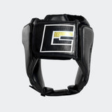 HMIT Headgear, Open Chin Headgear, Competition Headgear, Muay Thai Headgear, Boxing Head gear, Kick Boxing Head Gear, Black