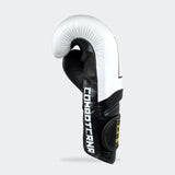 White Boxing Gloves, White Muay Thai Gloves, Muay Thai Gloves, HMIT Champion Gloves, Combat Corner Boxing Gloves, Thai Boxing Gloves, Muay Thai Gloves