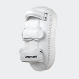 HMIT, Hand made in thailand, Muay Thai Pads, HMIT Muay Thai Pads, Combat Corner Thai Pads, Dual Strap Thai Pads, White Thai Pads