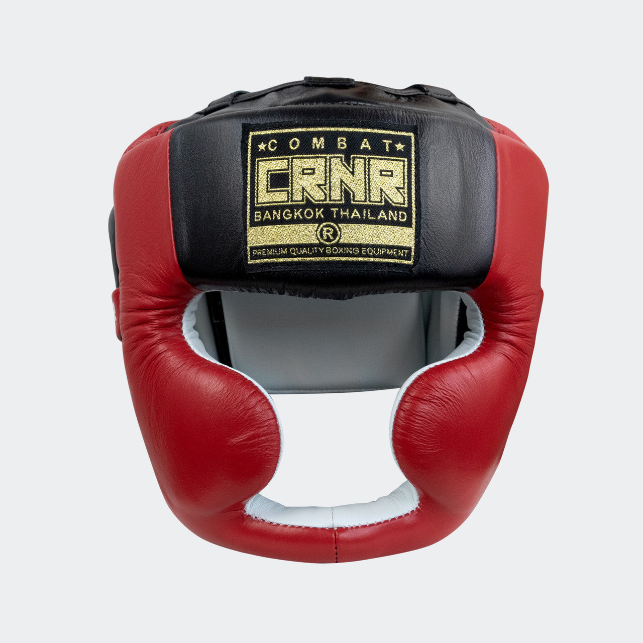 HMIT Headgear, Combat Corner headgear, Boxing headgear, Muay Thai Headgear, red headgear