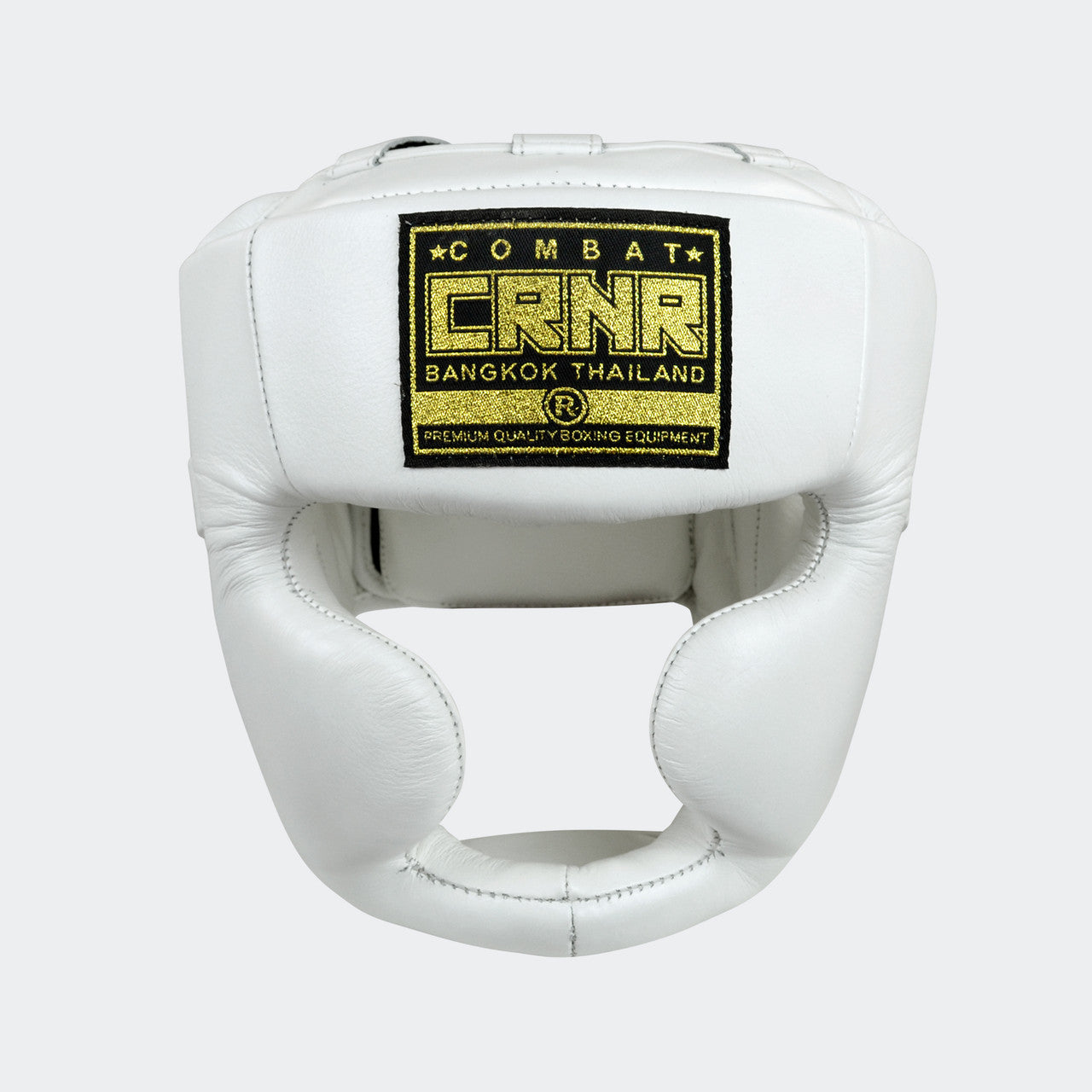 HMIT Headgear, Combat Corner headgear, Boxing headgear, Muay Thai Headgear, white headgear
