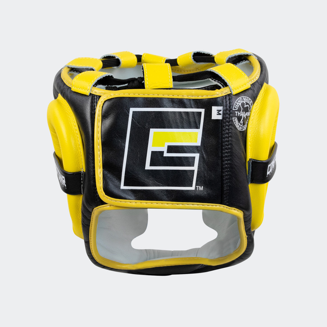 HMIT Headgear, Combat Corner headgear, Boxing headgear, Muay Thai Headgear, yellow headgear