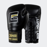 HMIT Lace Up Boxing Gloves, Black Boxing Gloves, Competition Fight Gloves, Professional Boxing Gloves, Thai Boxing Fight Gloves, Combat Corner boxing gloves