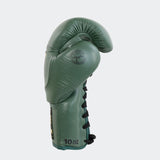 OD Green boxing gloves, HMIT Boxing Gloves, Muay Thai Gloves, Lace Up Boxing Gloves, pro fight boxing, Army Green Boxing Gloves
